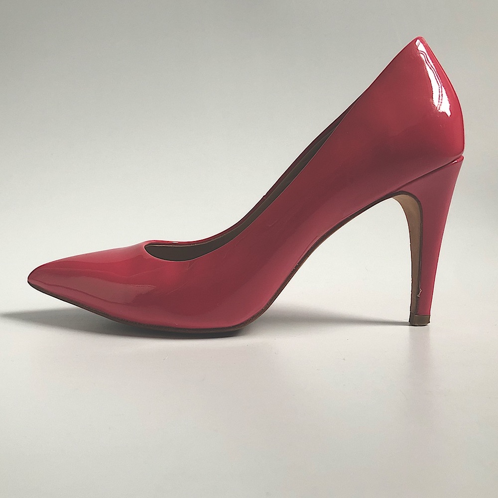 DVF patent leather pumps